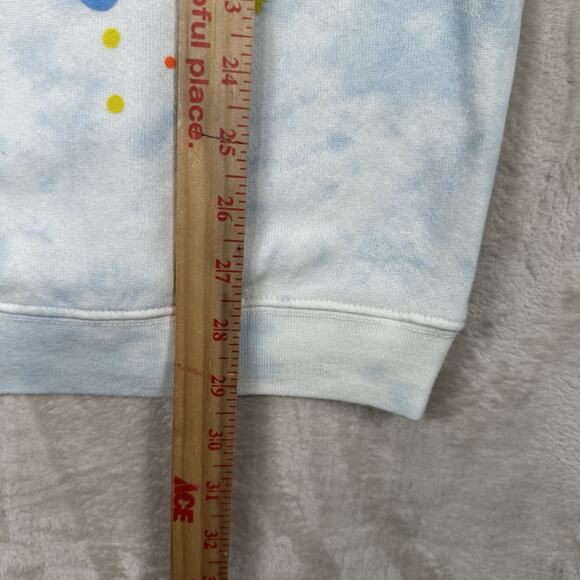 Disney Dumbo Flying Clouds Crewneck Sweatshirt Women’s Size Small Blue White - Picture 6 of 6